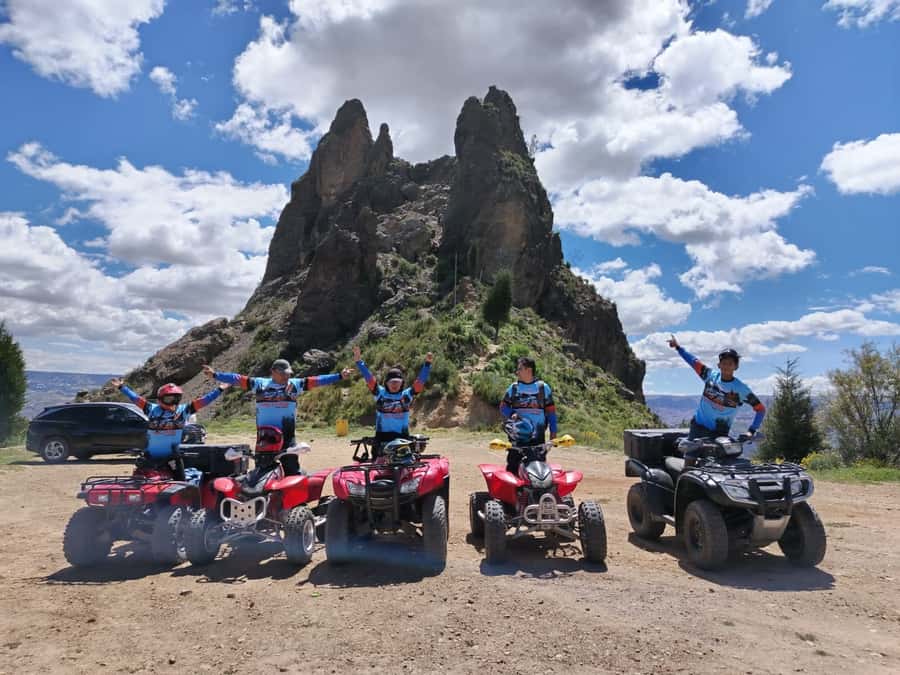 ATV TOUR: VISIT THE VALLEY OF THE MOON, VALLEY OF ANIMAS AND MUELA DEL DIABLO - Valle de la Luna and the Achocalla view