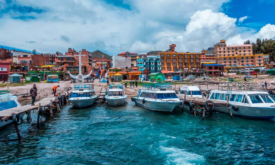 From La Paz: 2-Day Tour to Isla del Sol & Lake Titicaca - The ferry crossing and arrival in Copacabana