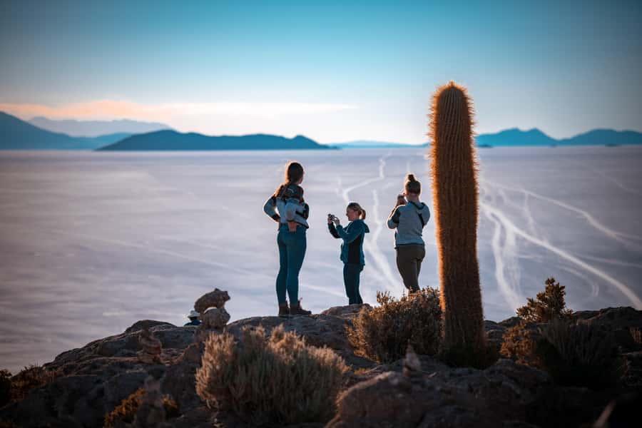 From La Paz: 3-Day Biking Tour Death Road & Uyuni Salt Flats - Train cemetery and Colchani