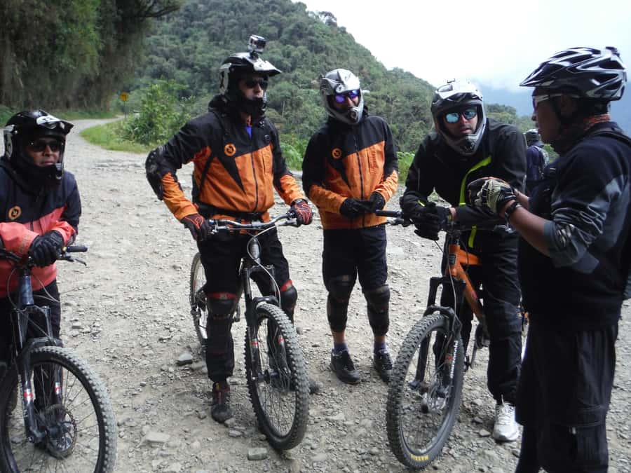 From La Paz: The World's Most Dangerous Road Biking Tour - Lunch, showers, and pool time make the finish work