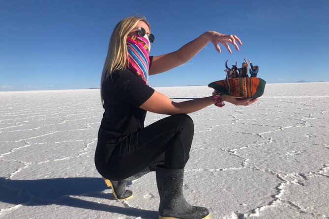 Full Day Private Tour to Salar de Uyuni - Salt piles, water eyes, and Playa Blanca