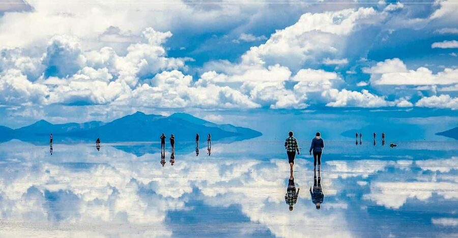 Full Day Uyuni Salt Flat - The first big views inside the Salar de Uyuni