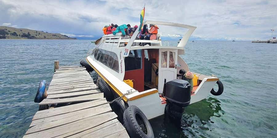 La Paz: 2-day Excursion to Lake Titicaca and Sun Island - Sunset from the top of Isla del Sol