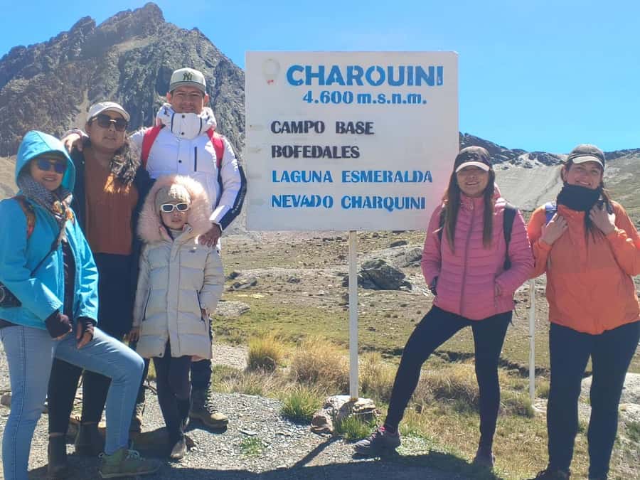 La Paz, Esmeralda Lagoon Guided Tour_Charquini - The Charquini climb at 5,025 meters