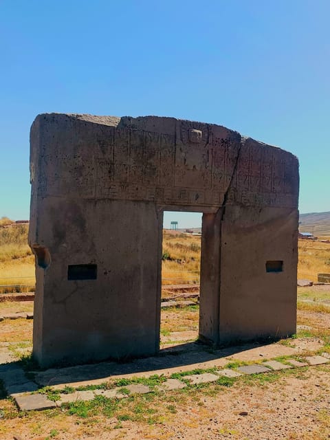 La Paz, Tiahuanaco shared tour guided tour - Meeting the 7.3-meter monolith