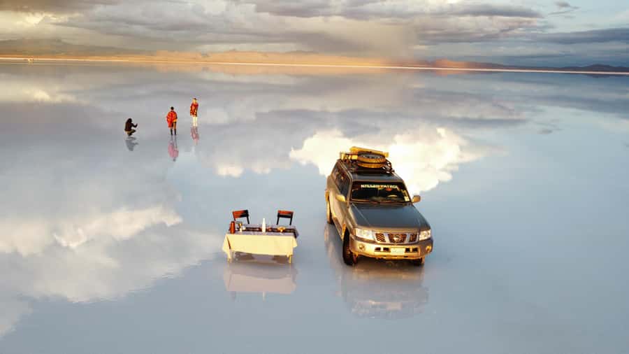 La Paz: Uyuni Salt Flats & Lagoon Share Trip (private room) - Day 4: hot springs, Dali Desert, and Licancabur