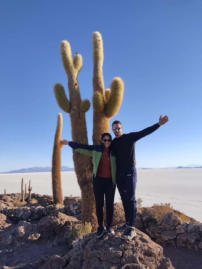 La Paz: Uyuni tour ending in Atacama Chile by bus. - Geysers, Polques hot springs, and a basic night