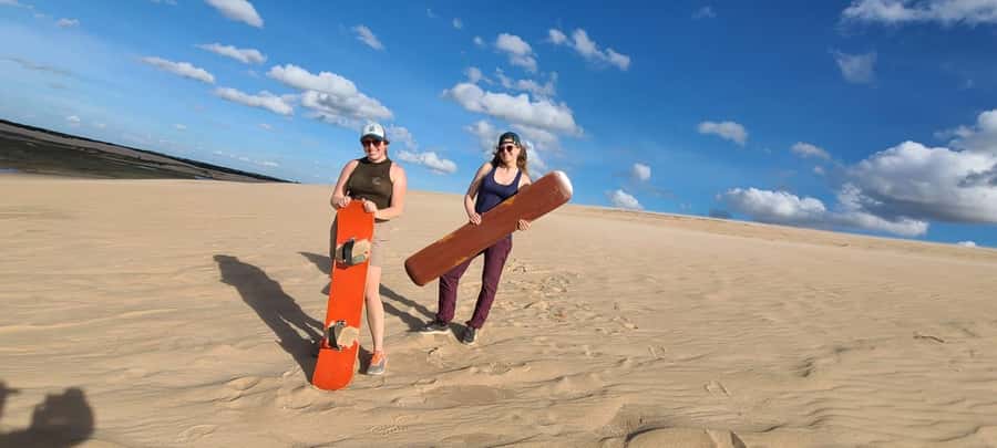 Lomas de Arena Sandboarding Tour - Leaving Santa Cruz for Lomas de Arena