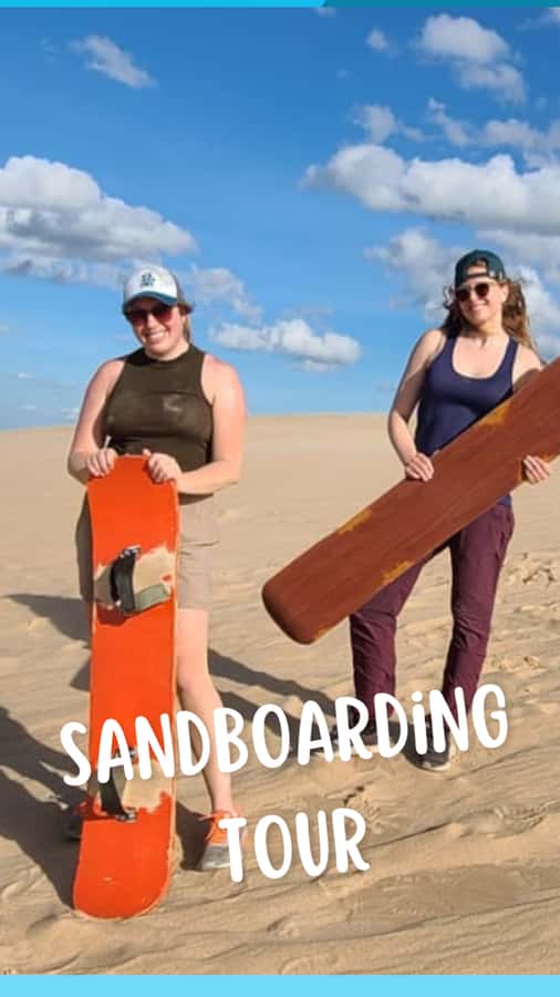 Lomas de Arena Sandboarding Tour - Reaching the dunes and getting oriented