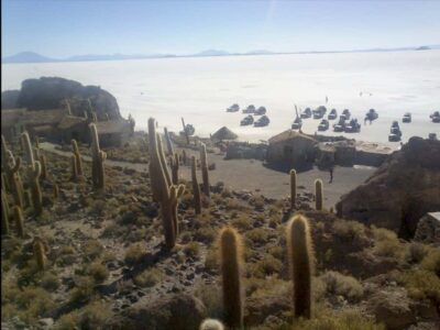 Salt Flat Uyuni from Uyuni