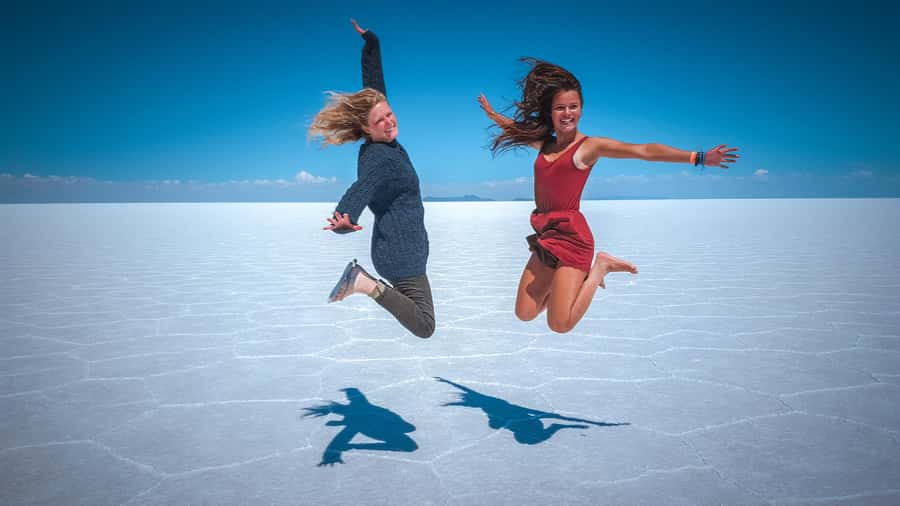 Uyuni: Guided 3-Day Tour Salt Flats & Avaroa National Park - Day One: locomotives, salt blocks, and giant cactus
